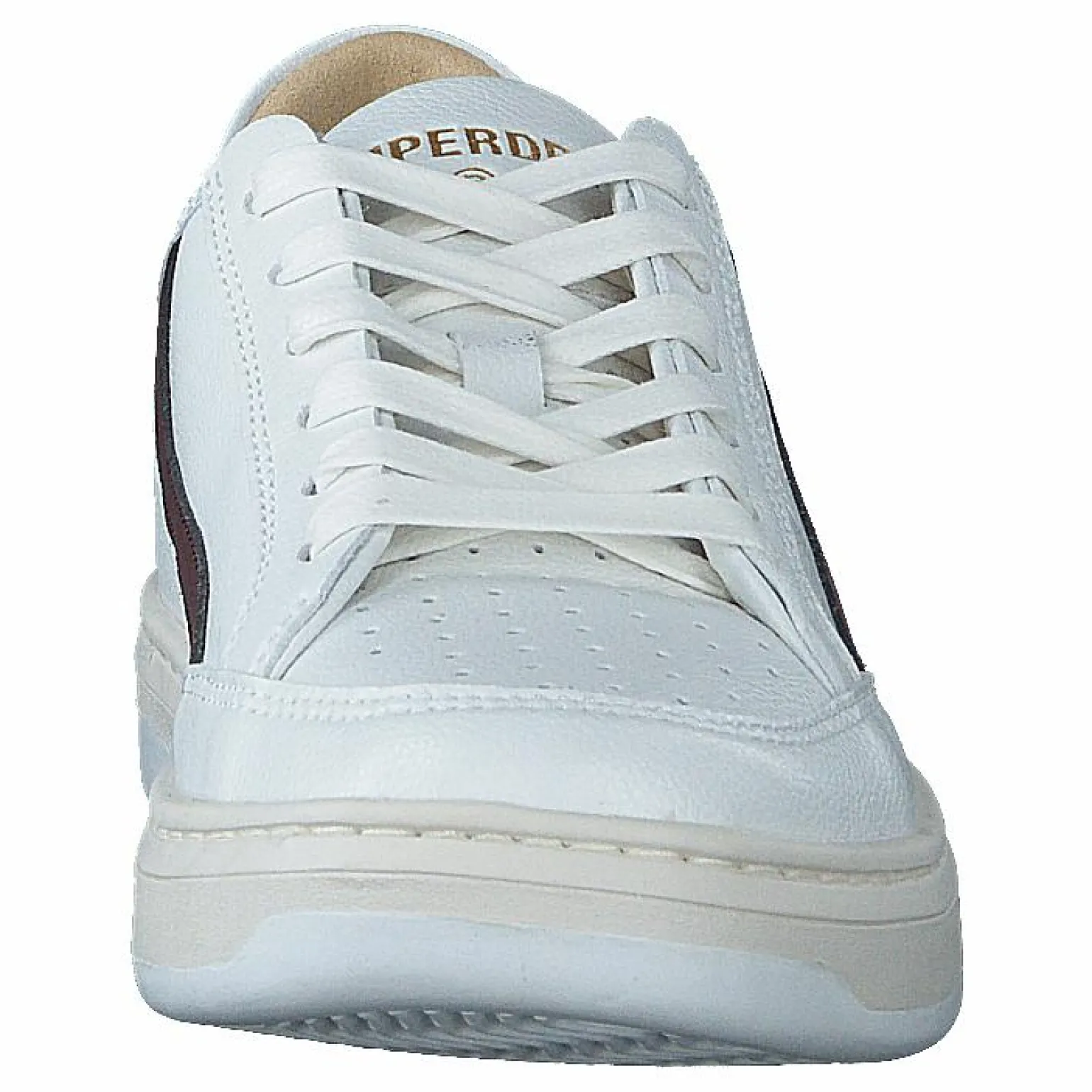 Basket Lux Low Trainer Optic/oxblood