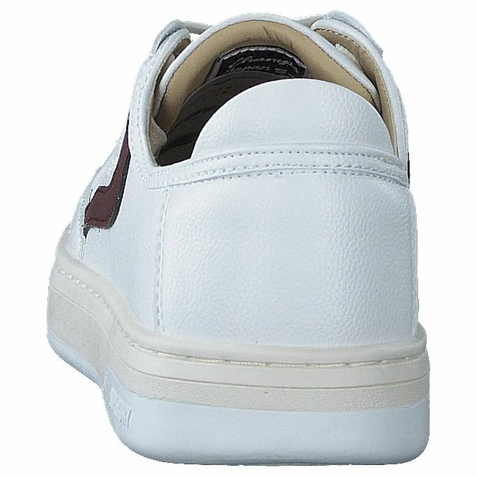 Basket Lux Low Trainer Optic/oxblood