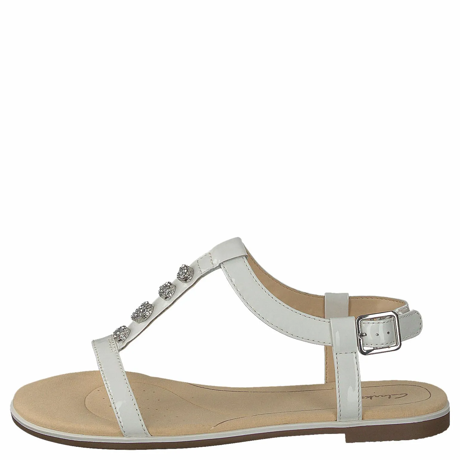 Bay Blossom White Patent