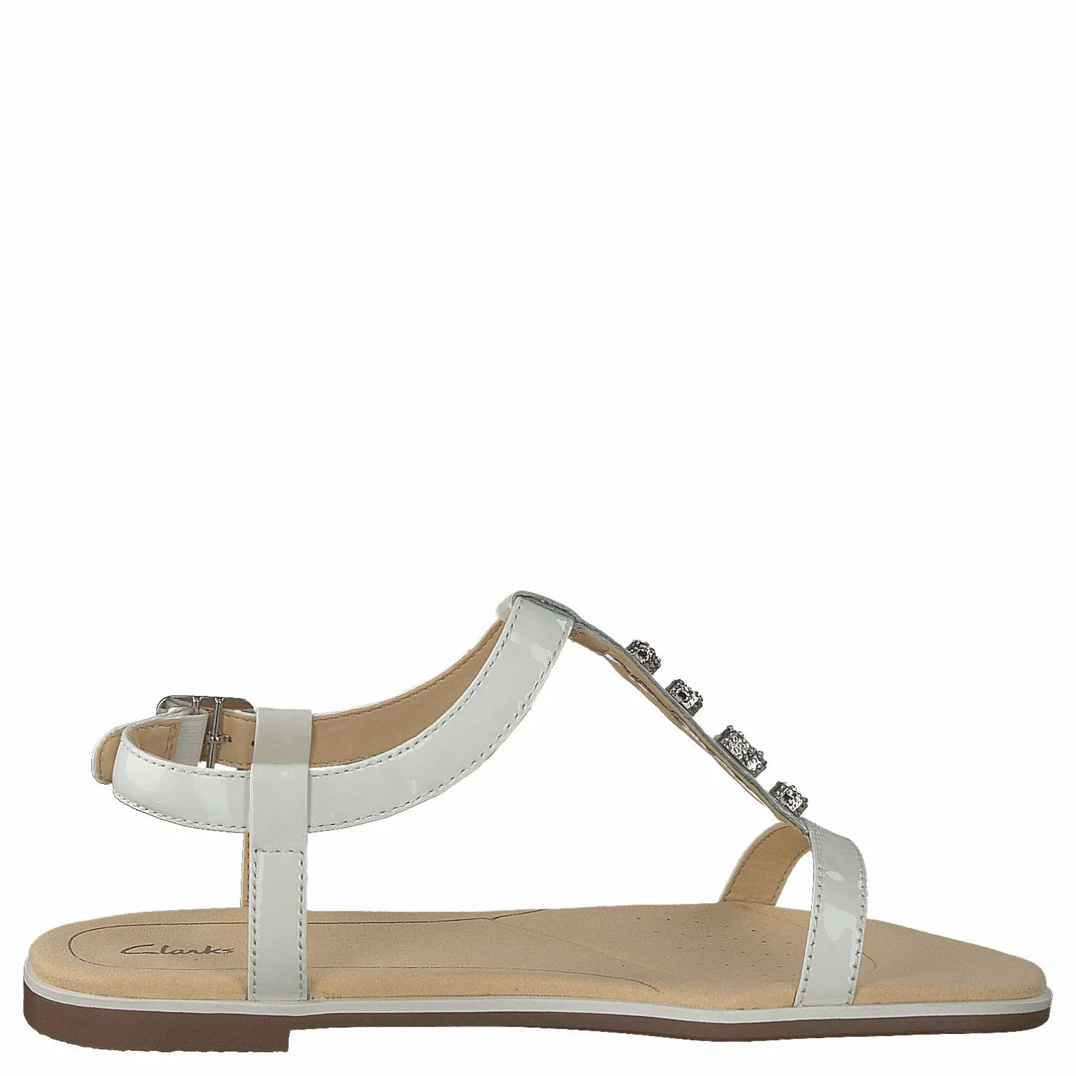 Bay Blossom White Patent