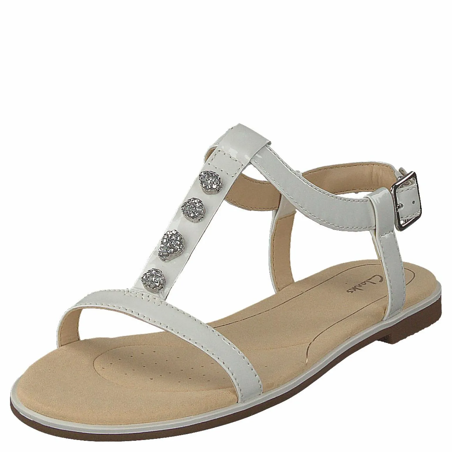 Bay Blossom White Patent