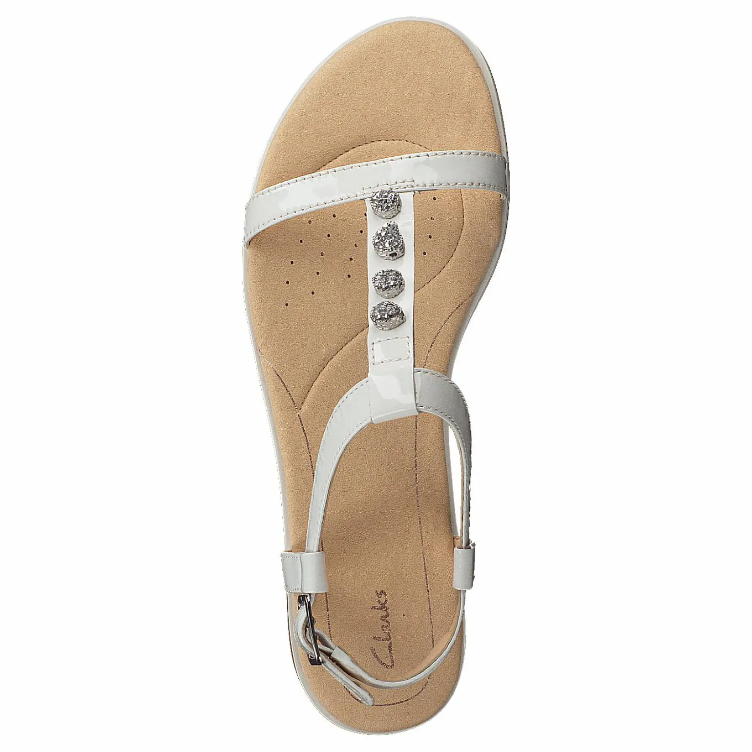 Bay Blossom White Patent