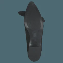 Berna Suede Bow Shoe 101 - Black 1