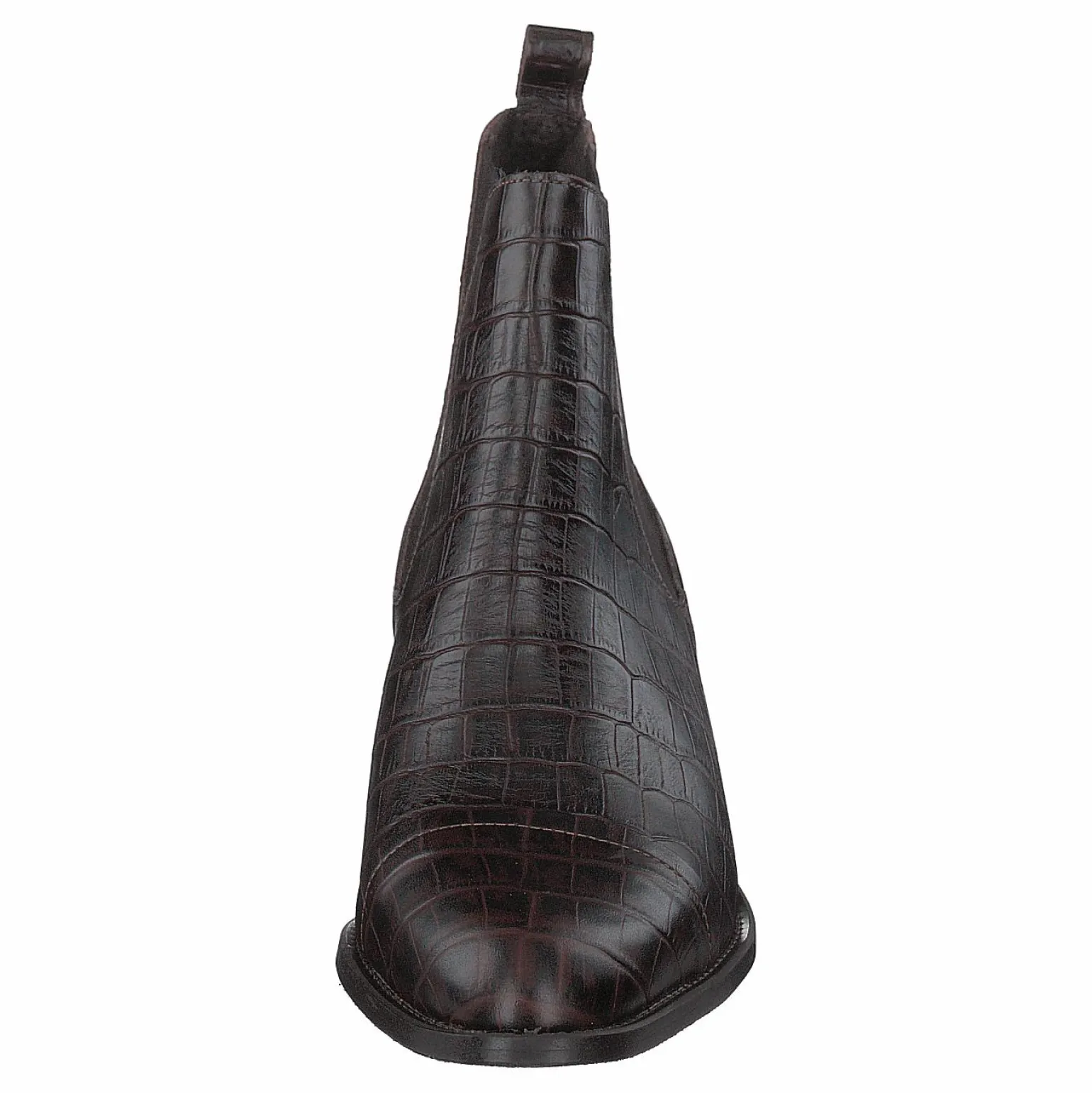 Biacarol Croco Dress Chelsea Dark Brown