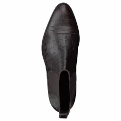 Biacarol Croco Dress Chelsea Dark Brown