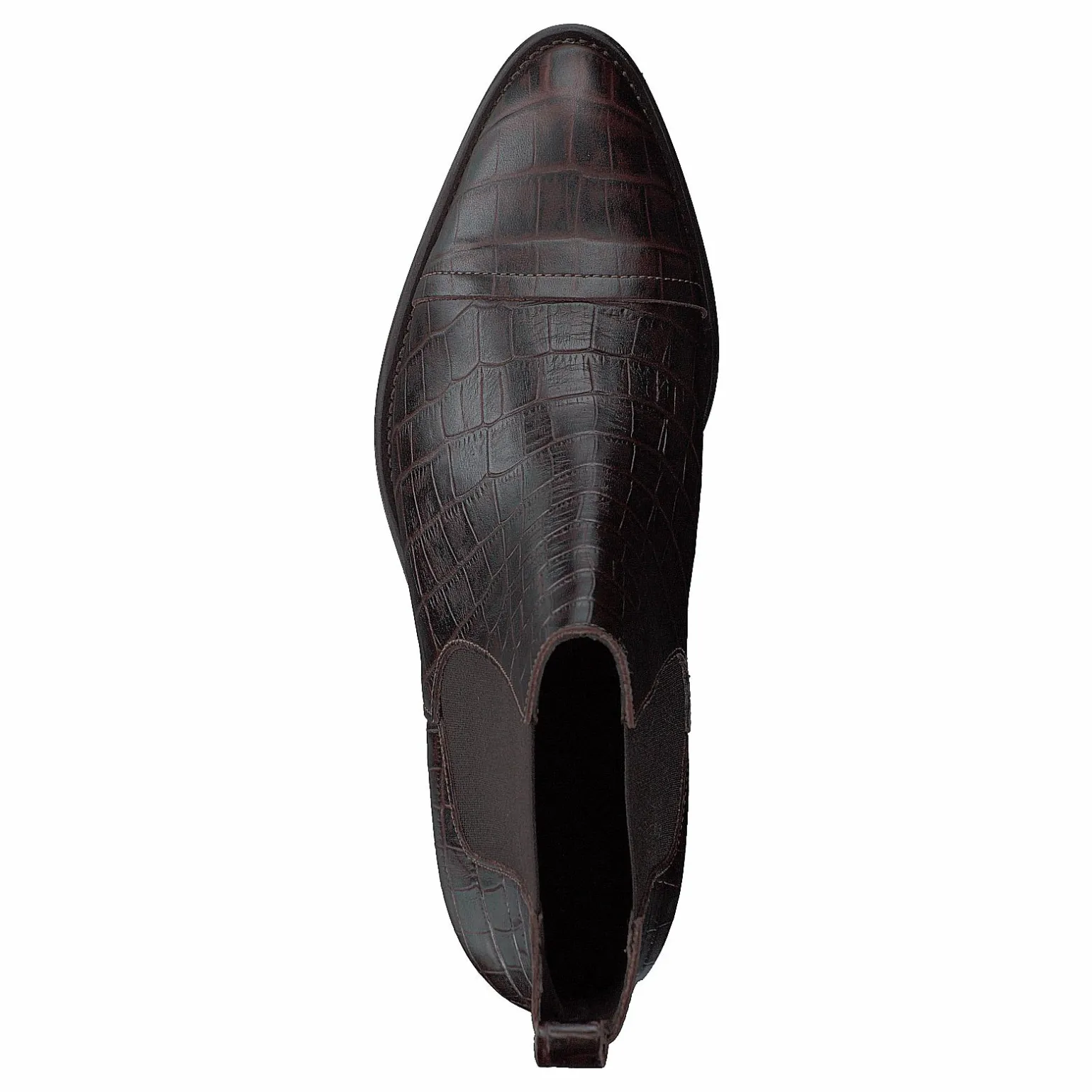 Biacarol Croco Dress Chelsea Dark Brown