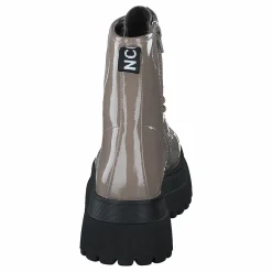 Biagas Laced Up Platform Boot  Taupe