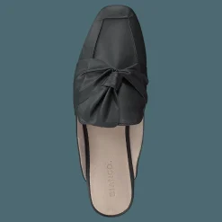 Birke Assymetric Bow Mule 100 - Black