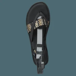 Black Canvas Geometric Woven Black