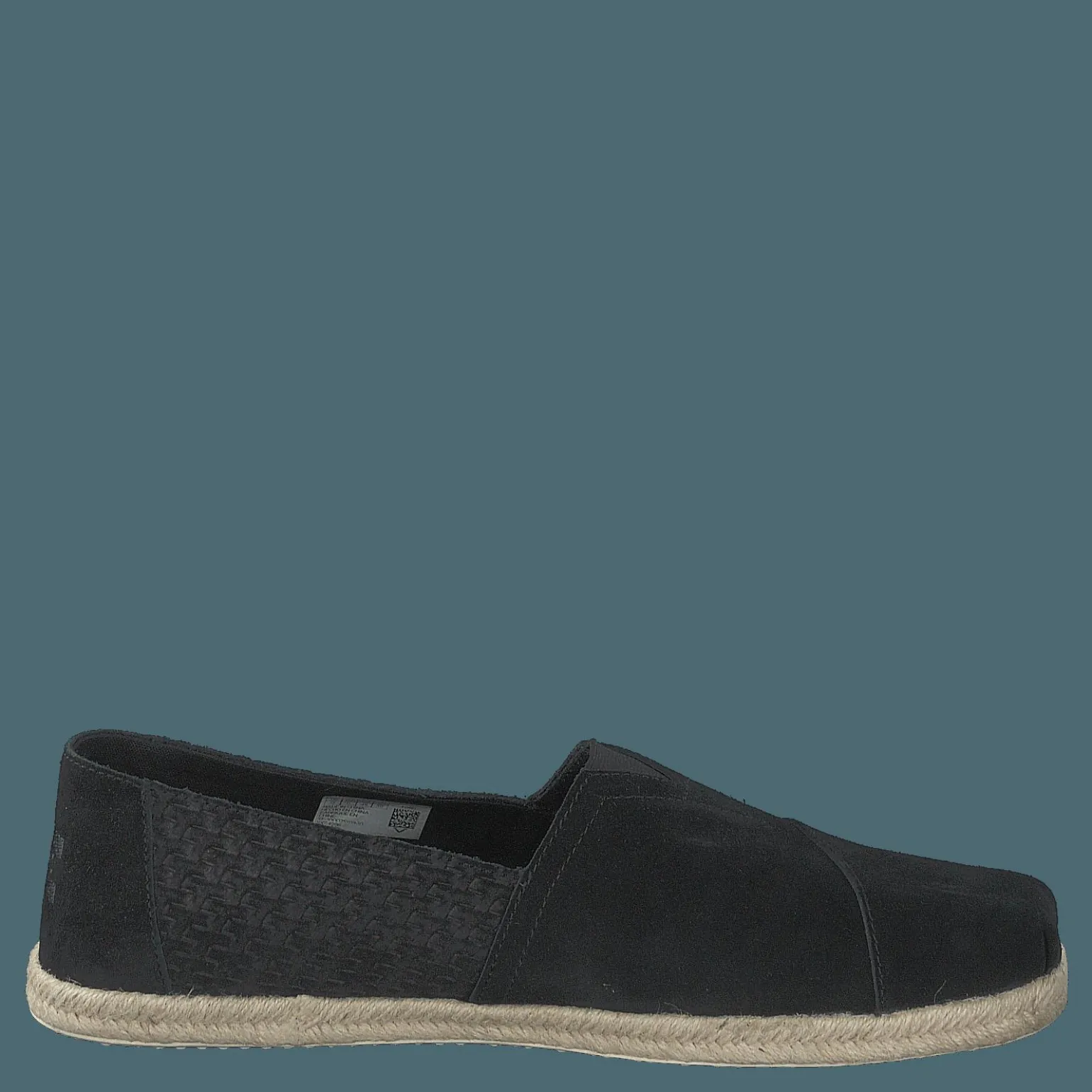 Black Suede Emb/rope Mn Alpr E Black