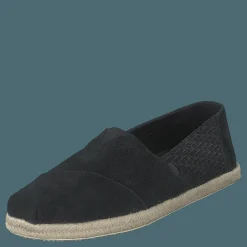 Black Suede Emb/rope Mn Alpr E Black