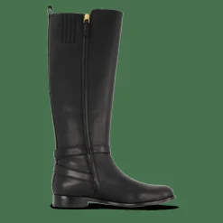 Blayke Burnished Leather Tall Boot Black