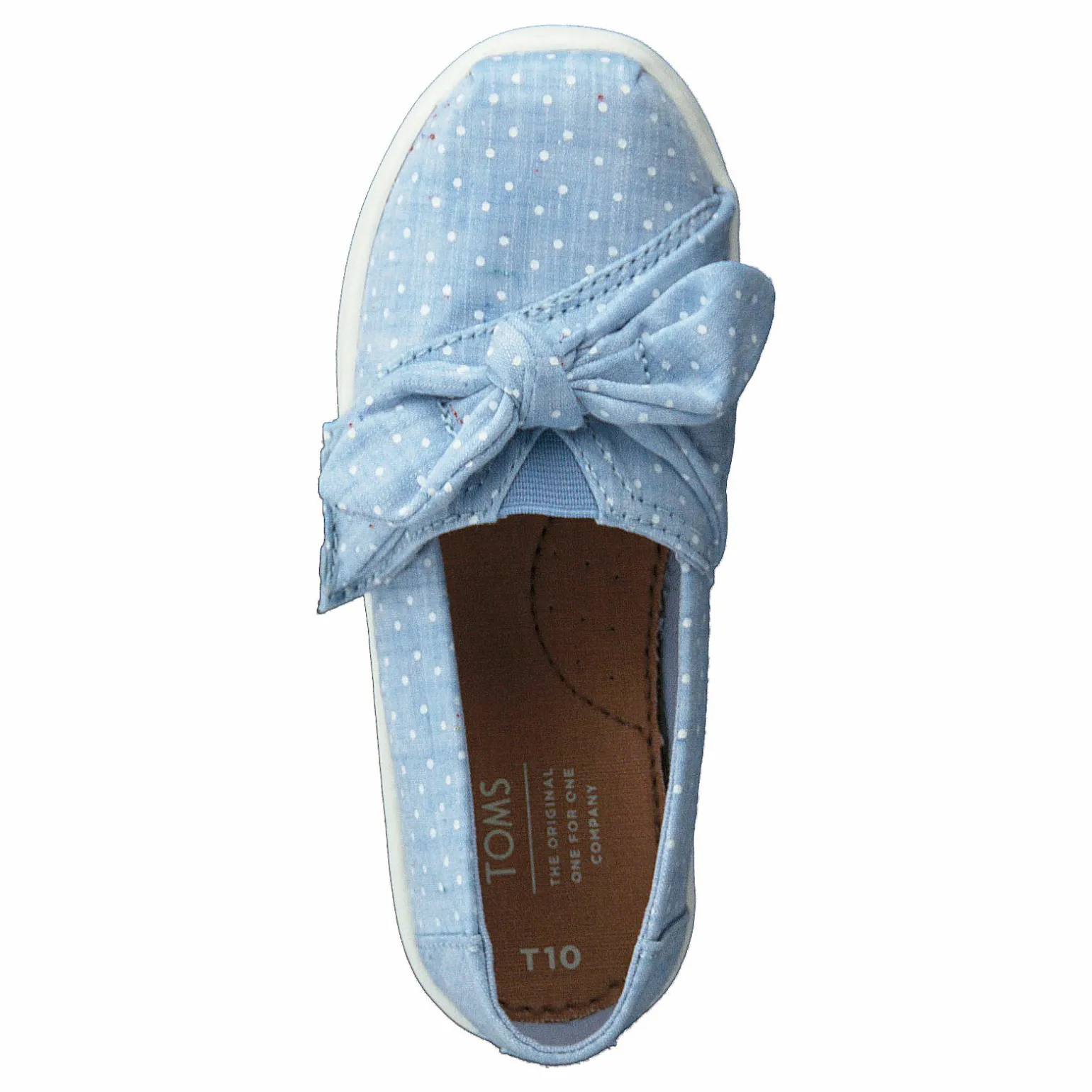 Bliss Speckled Chambray Dots Light Blue