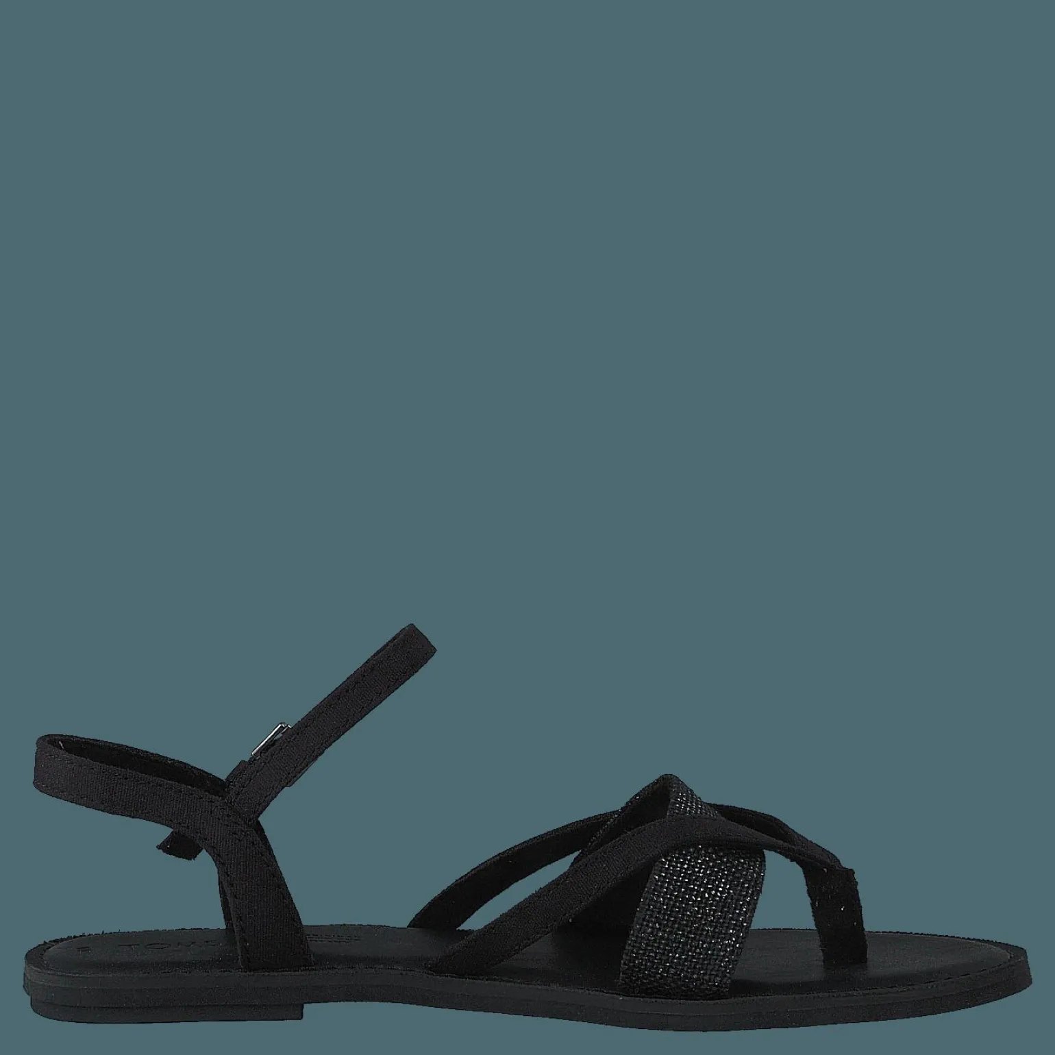 Blk Cvs/foil Woven Wm Lexie Sa Black