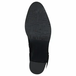 Block Branding High Heel Boot Black