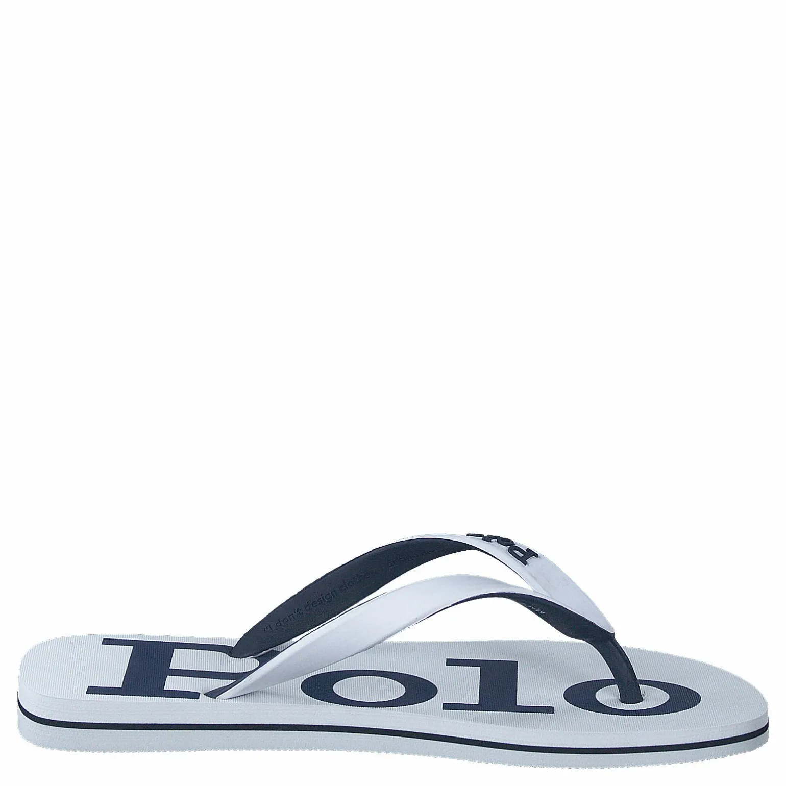 Bolt Logo Flip-Flop White / Newport Navy