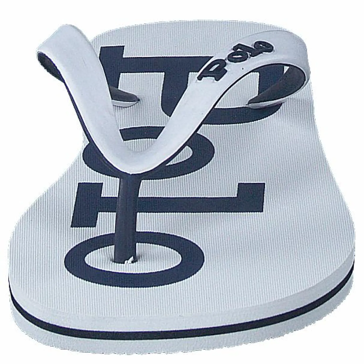 Bolt Logo Flip-Flop White / Newport Navy
