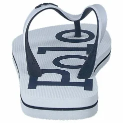 Bolt Logo Flip-Flop White / Newport Navy