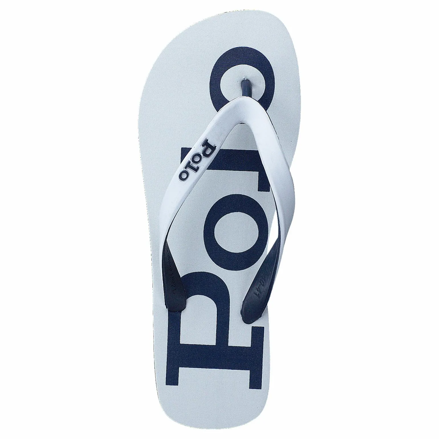 Bolt Logo Flip-Flop White / Newport Navy