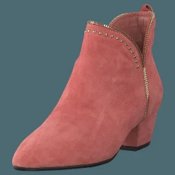 Boot Raw Zip Suede Cher - Cherry