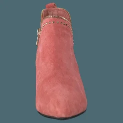 Boot Raw Zip Suede Cher - Cherry