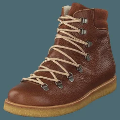 Boot With Laces And D-rings Medium Brown