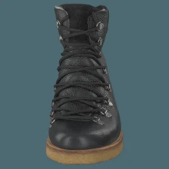 Boot With Laces And D-rings Black