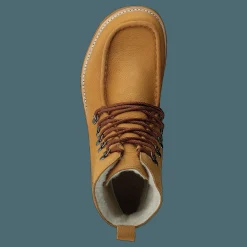 Boot With Wool Lining And Wide 2580 Camel