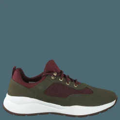 Boroughs Low Sneaker Hkr Dark Green Nubuck