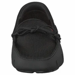 Braided Lace Loafer Black