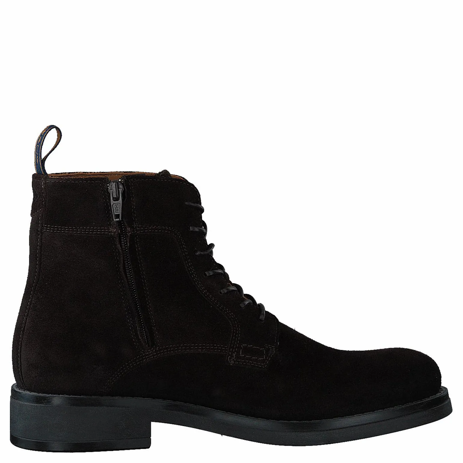 Brookly Mid Lace Boot Dark Brown