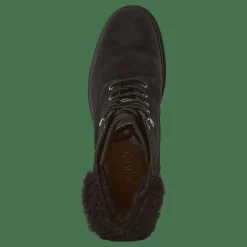 Carlee Suede Bootie Black/Black