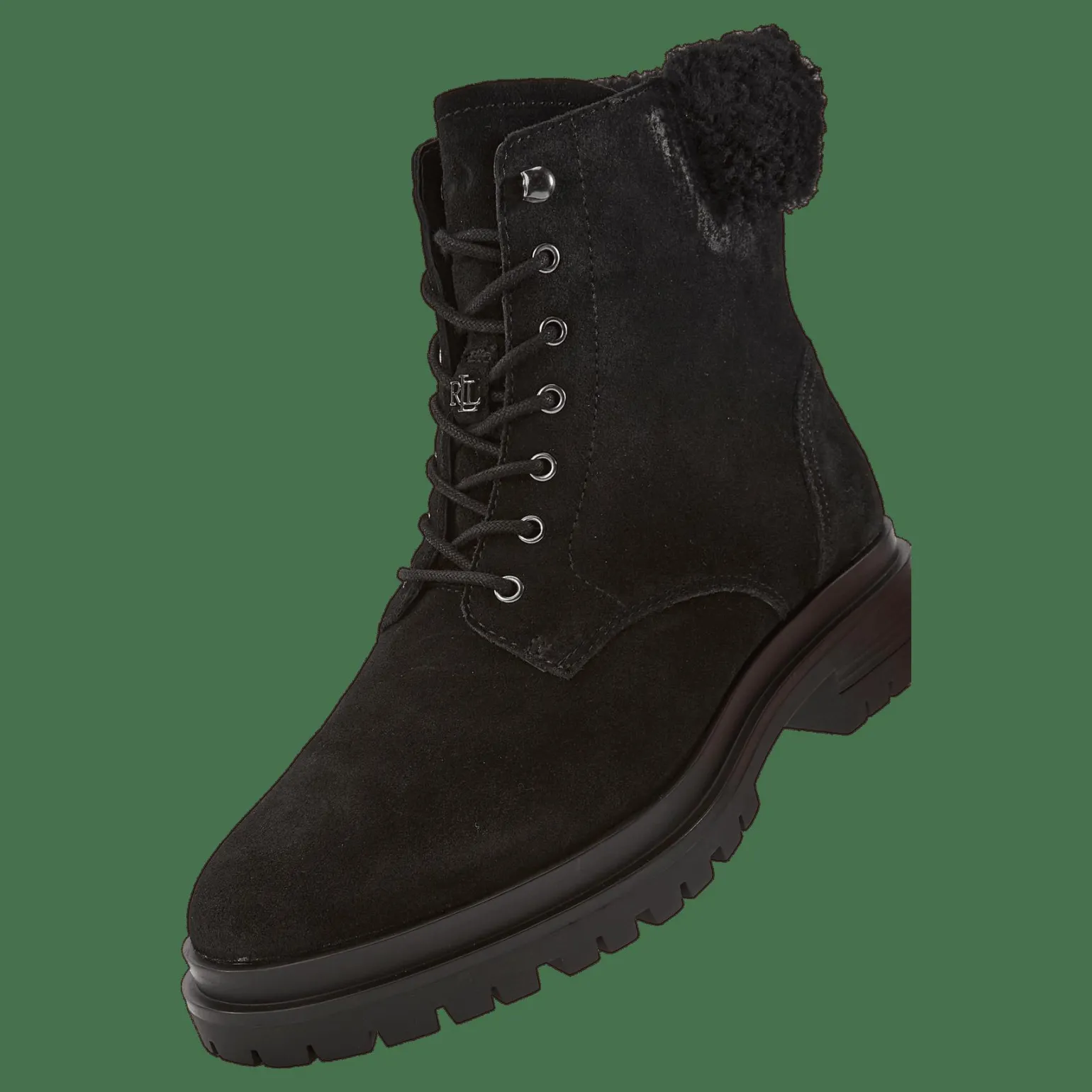 Carlee Suede Bootie Black/Black