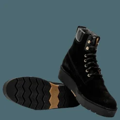 Casey Mid lace boot Black