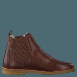Chelsea boot with wool lining 2509 Medium Brown