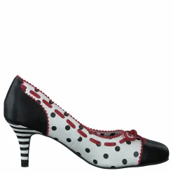 Cherry Fizzy Black/white/red - Dots