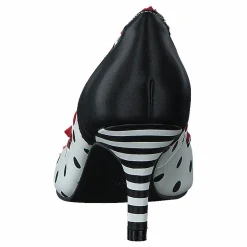 Cherry Fizzy Black/white/red - Dots