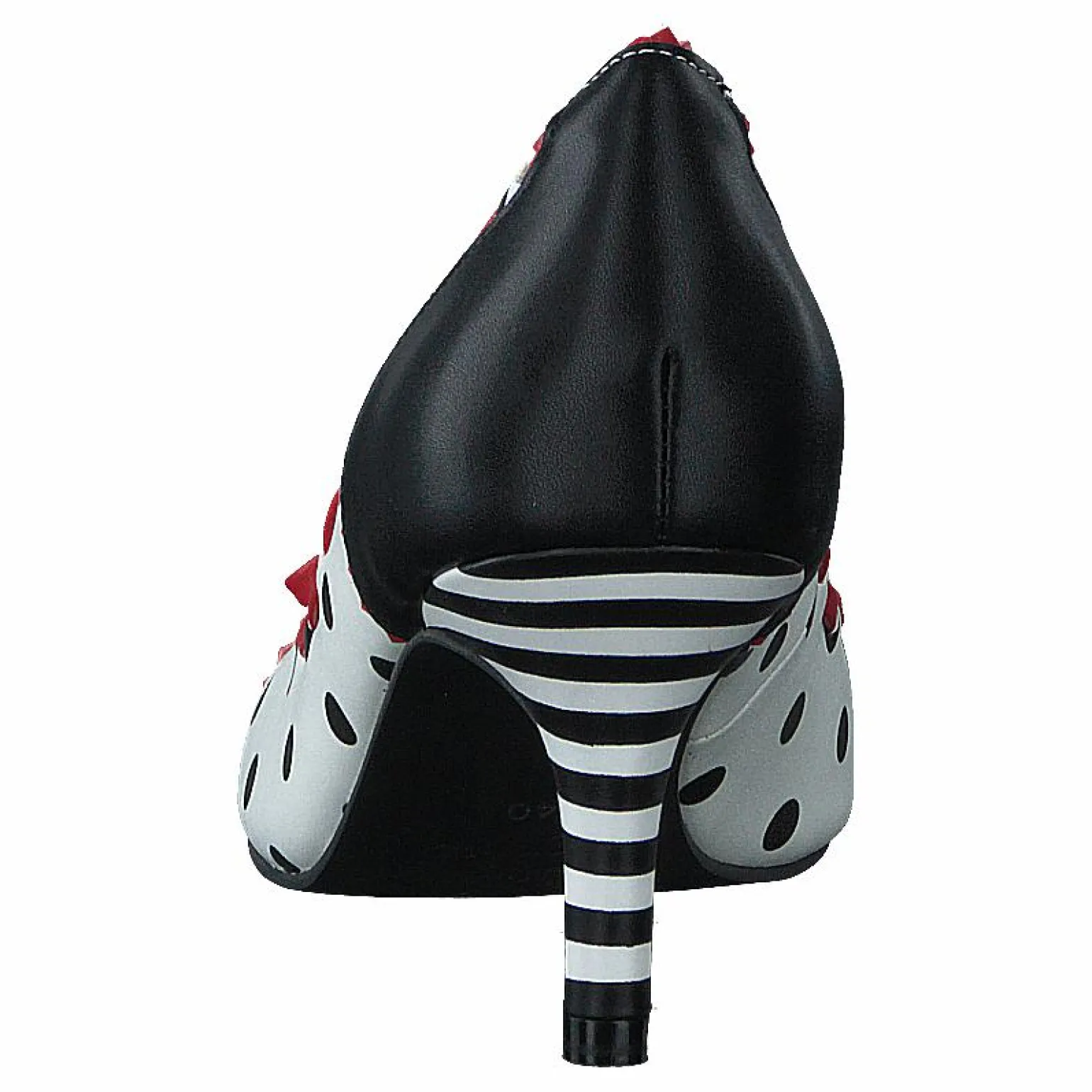 Cherry Fizzy Black/white/red - Dots