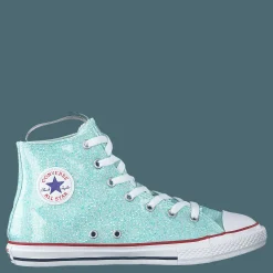 Chuck Taylor Hi Sparkle Teal Tint