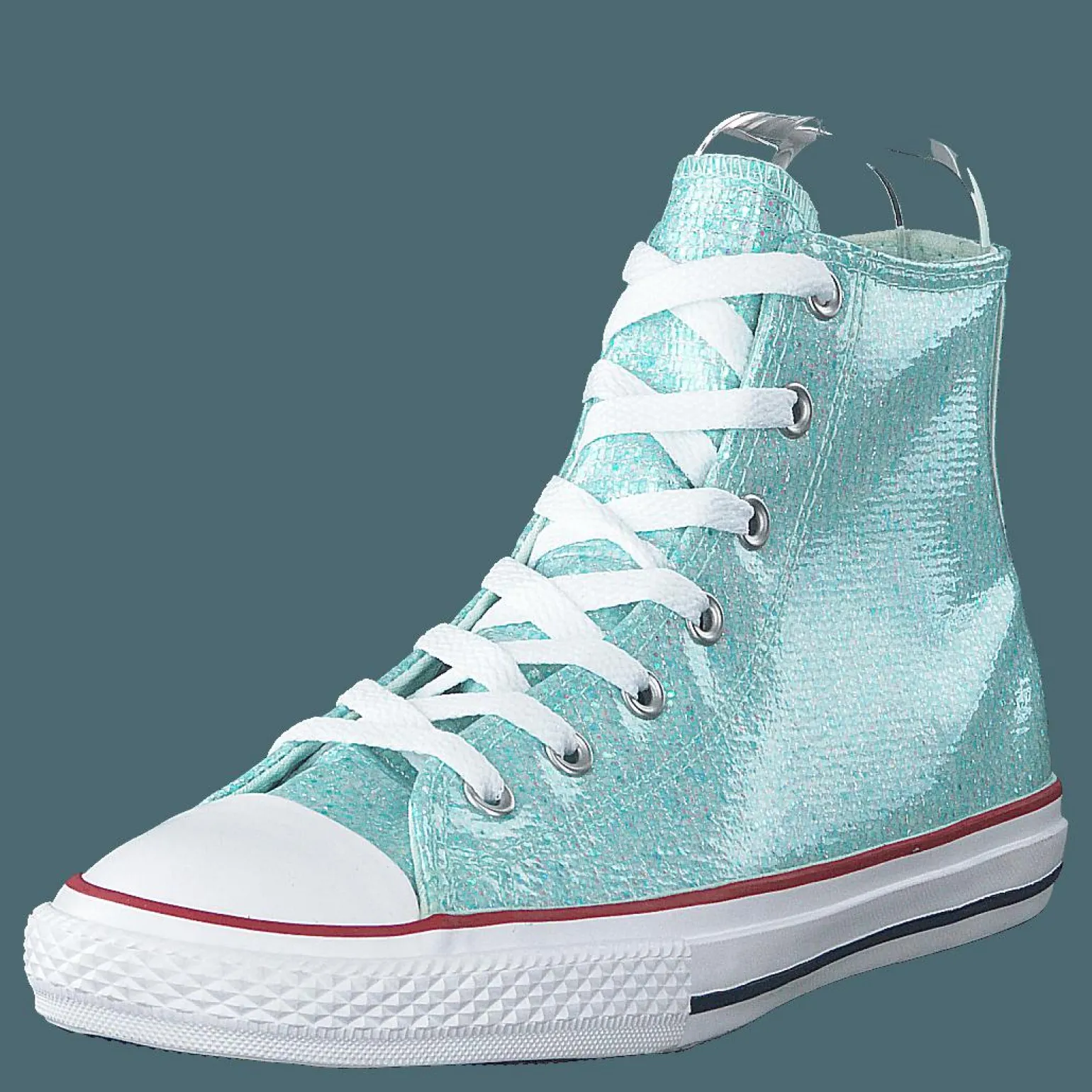 Chuck Taylor Hi Sparkle Teal Tint