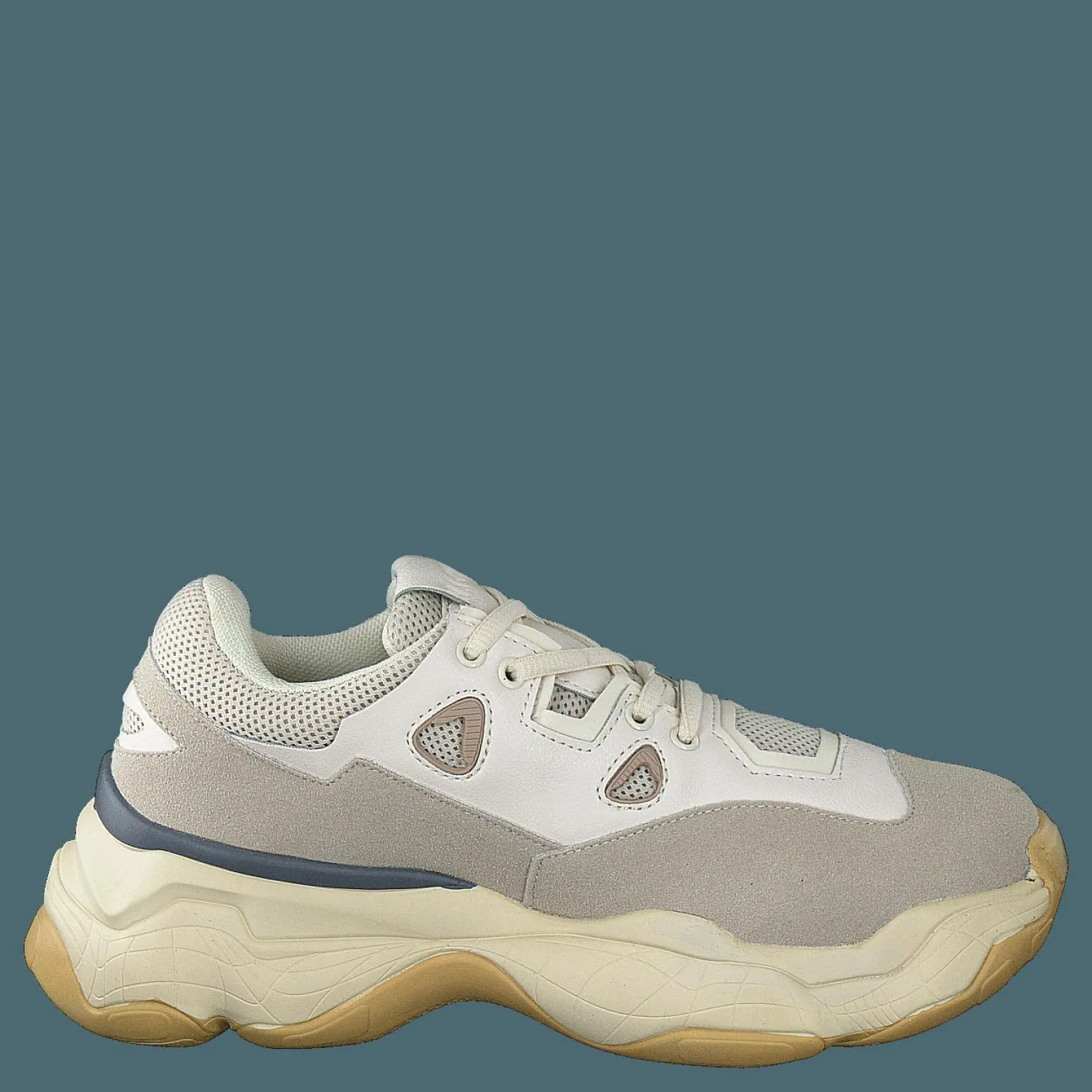 Chunky Graphic Sole Trainers Nude