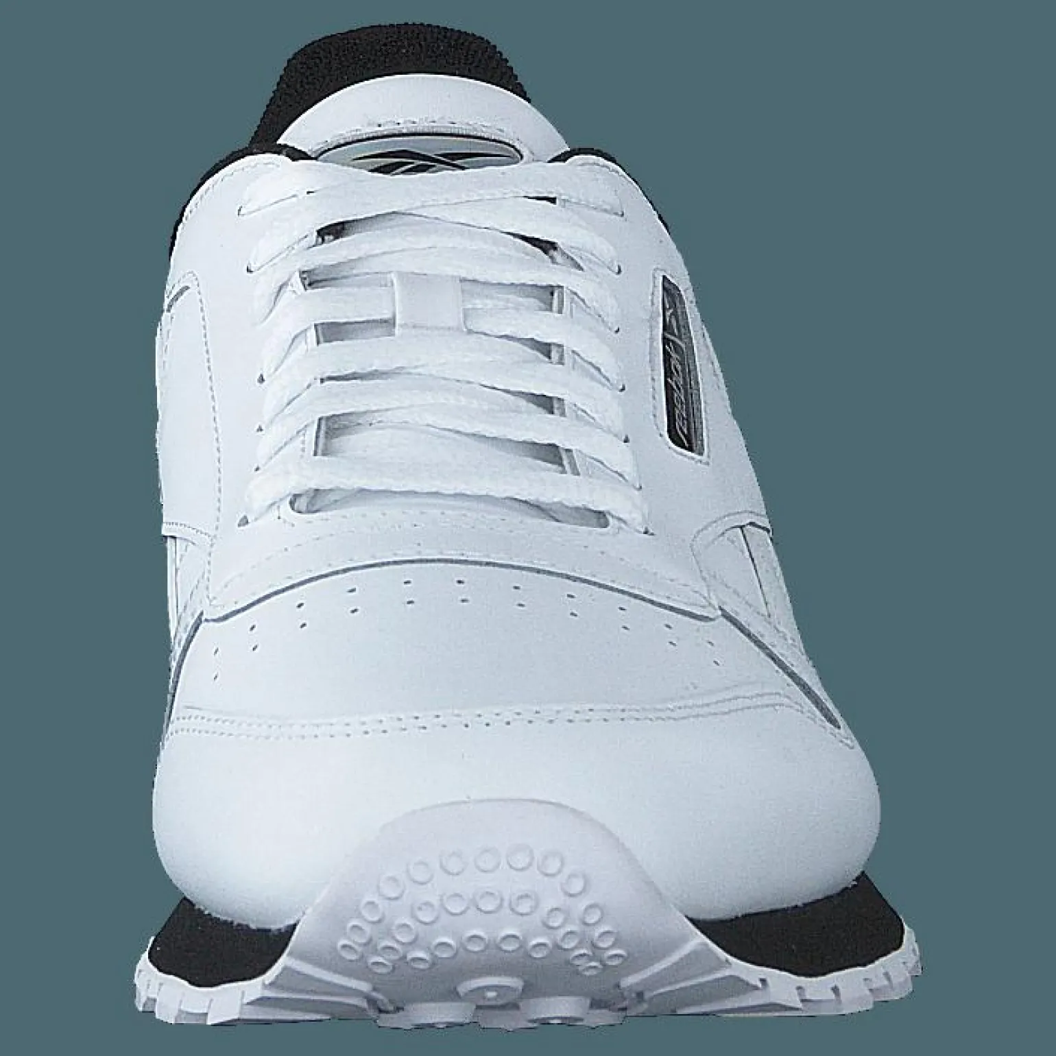 Cl Leather Mu White/black/silvmt