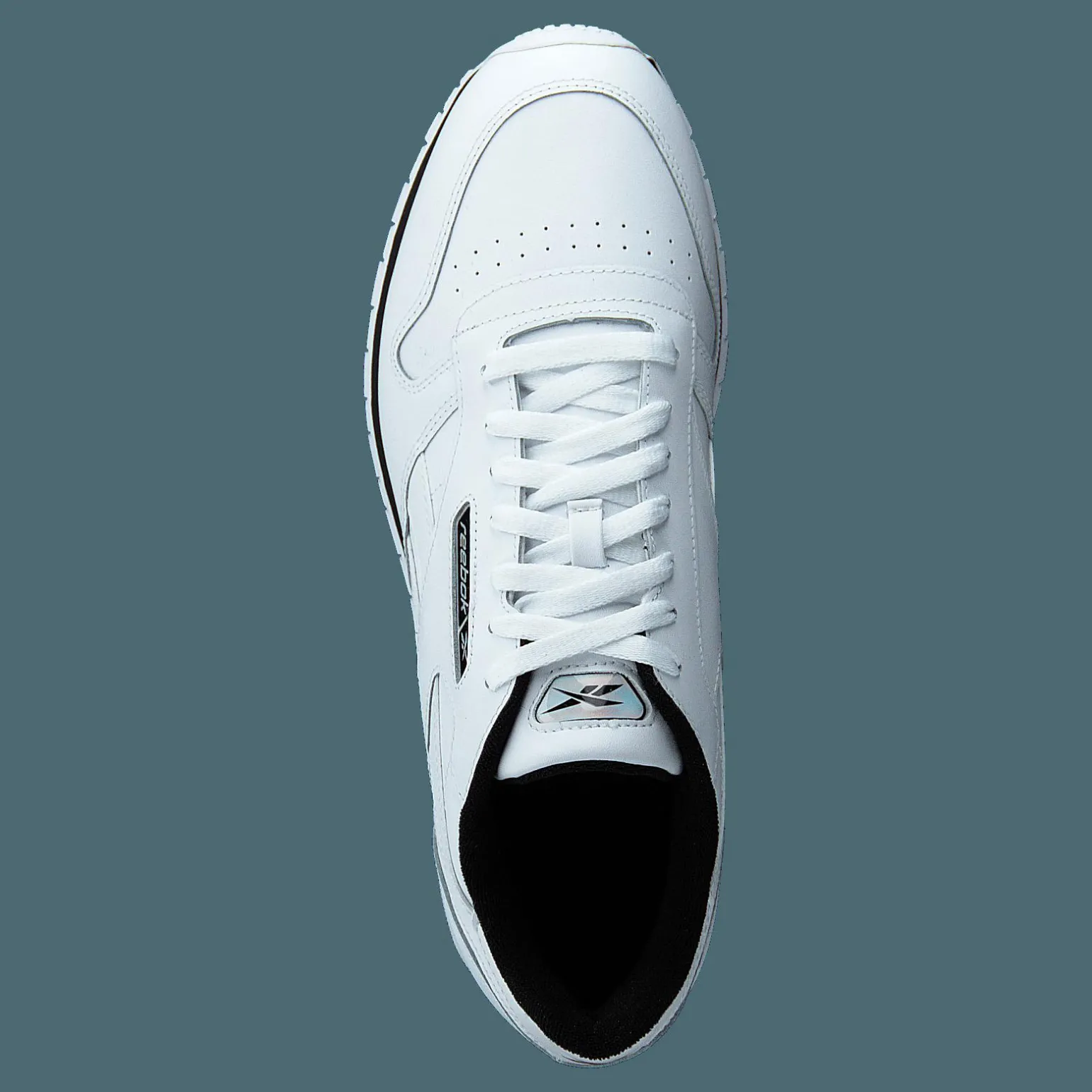 Cl Leather Mu White/black/silvmt