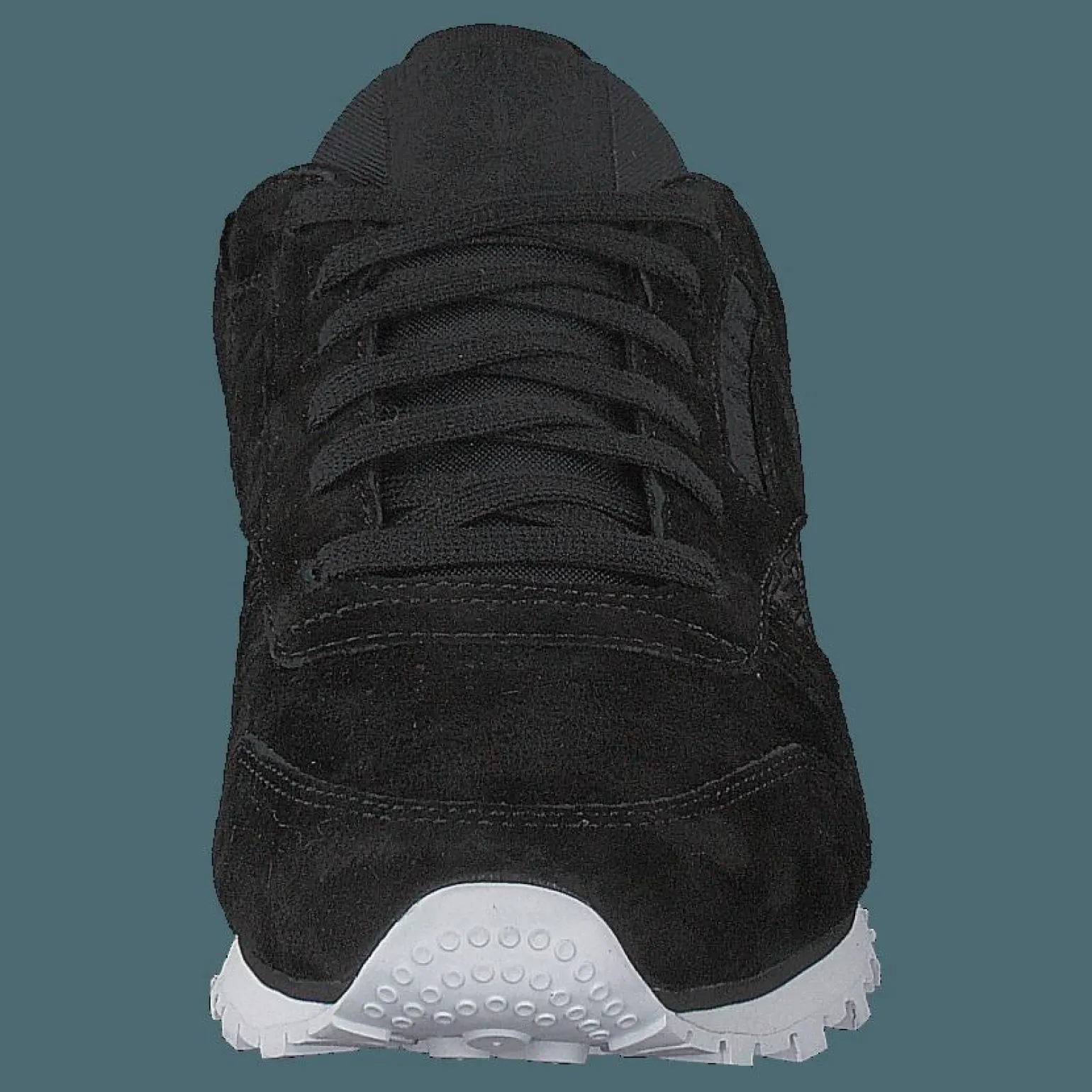 Cl Lthr Woven EMB Black/White