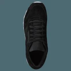 Cl Lthr Woven EMB Black/White