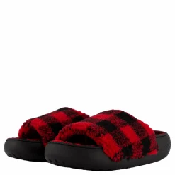 Classic Buff Check Slide Black