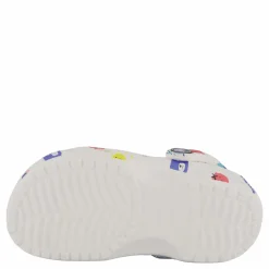 Classic Doodle Print Clog T White/multi