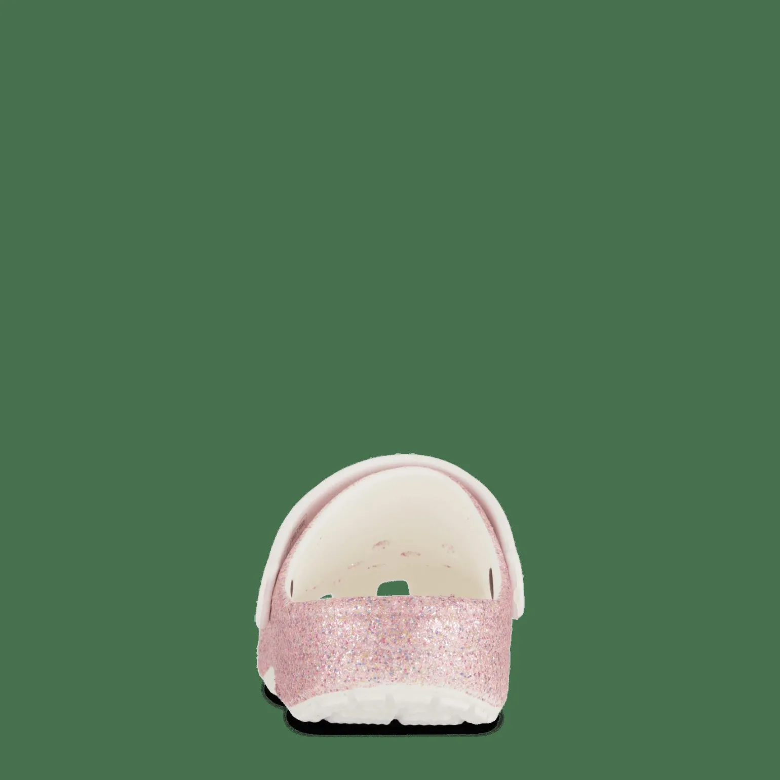 Classic Glitter Clog K White/Rainbow