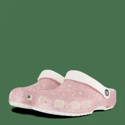Classic Glitter Clog K White/Rainbow