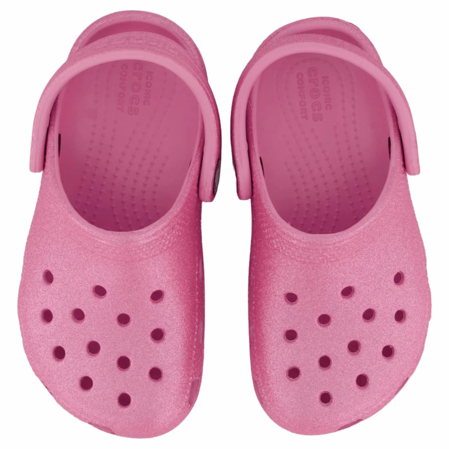 Classic Glitter Clog T Pink Tweed Glitter